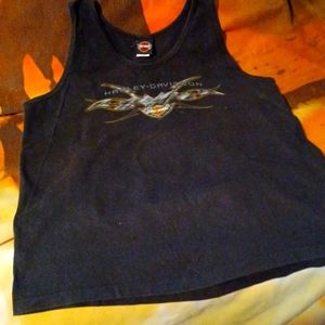 H -D X-L men tank Top barwire Great shape